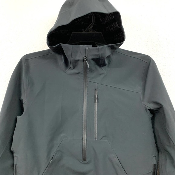 Aether Central Anorak Hooded 1/2 Zip Jacket - Men's S - Picture 3 of 12